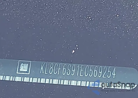 2014 Chevrolet Spark 2Lt Auto из США, поврежденный, VIN KL8CF6S91EC569254